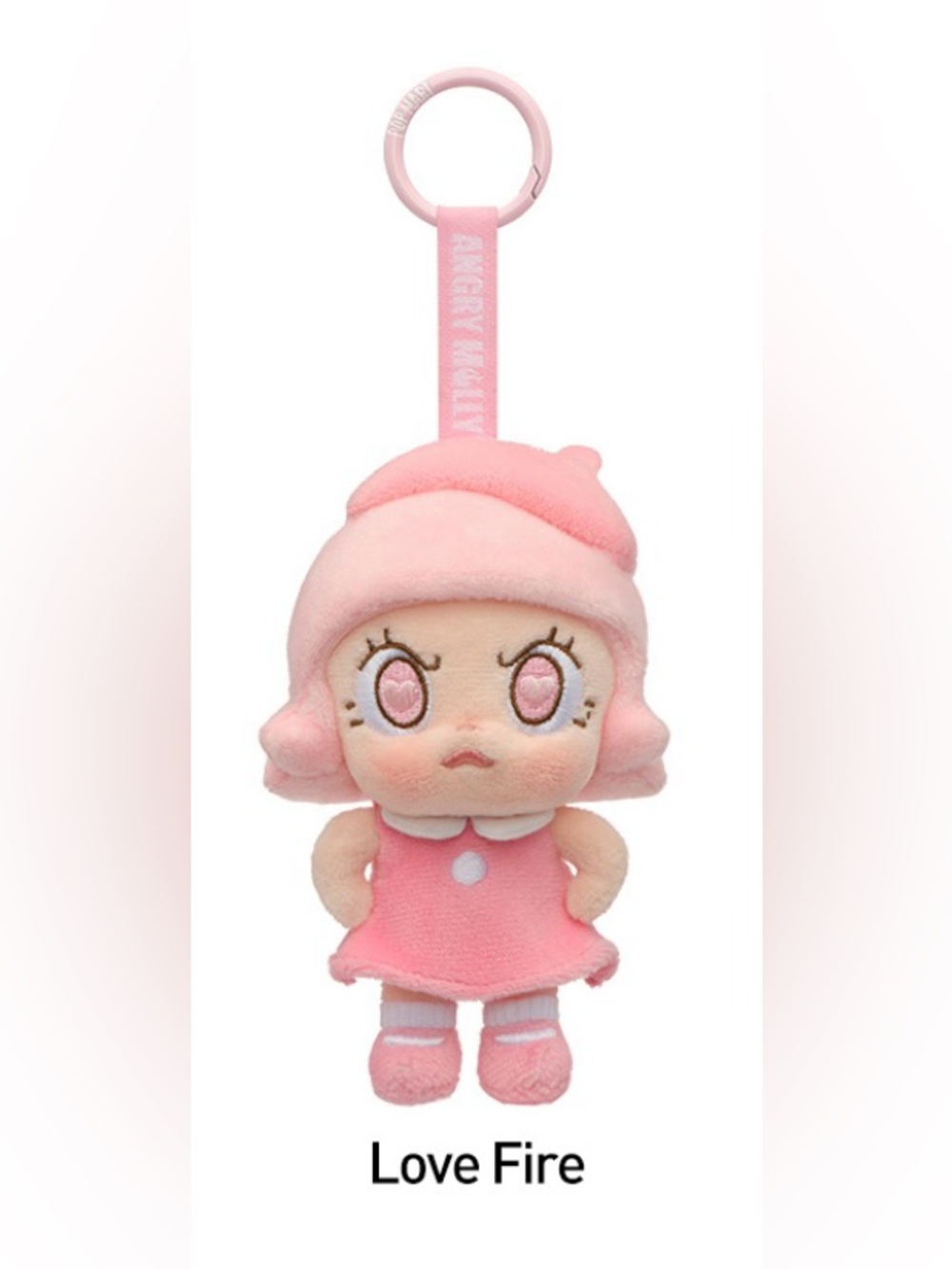 Angry Molly Plush Pendant - love Fire